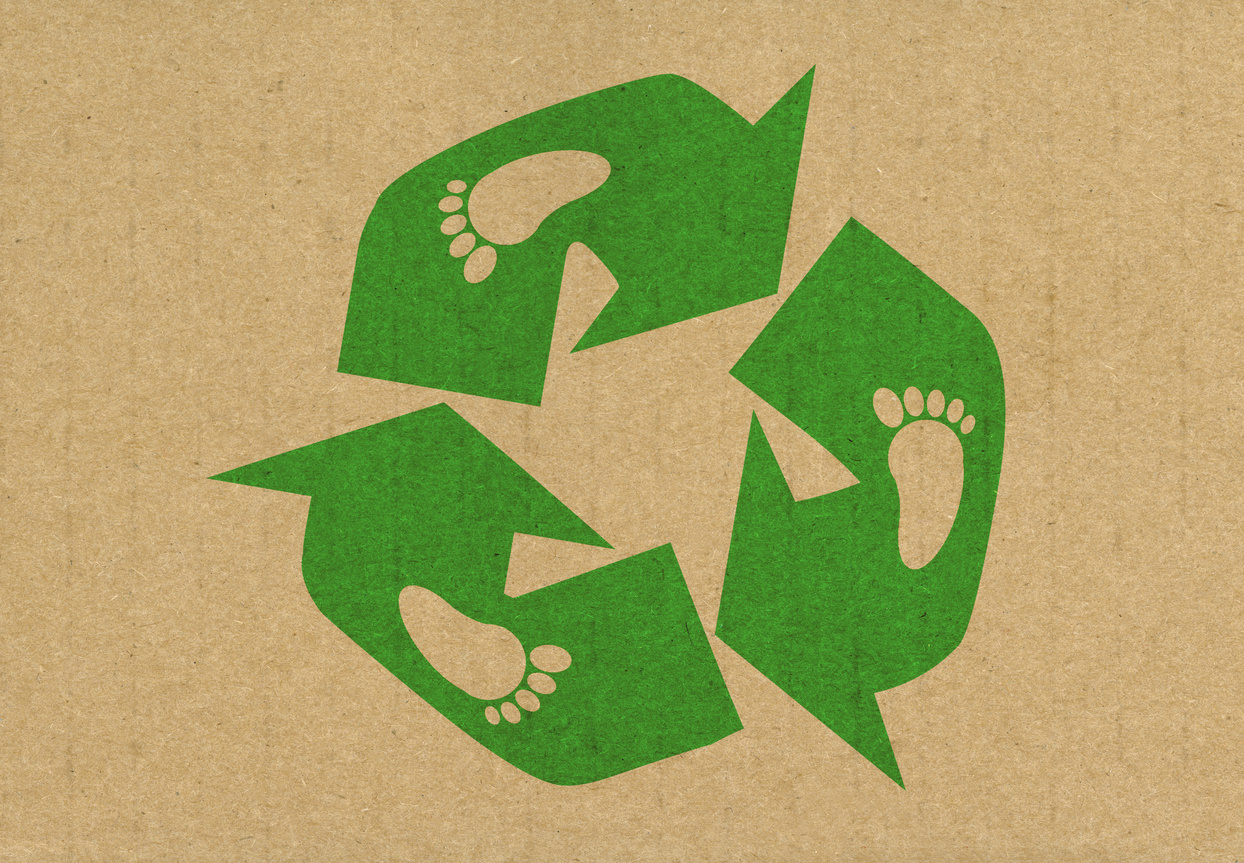 Recycle reduce carbon footprint